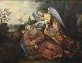 The Angel Awakens Elijah in the Desert